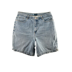 Vintage Avenue Blues Boys Denim Shorts Size 18 Light Wash 100% Cotton